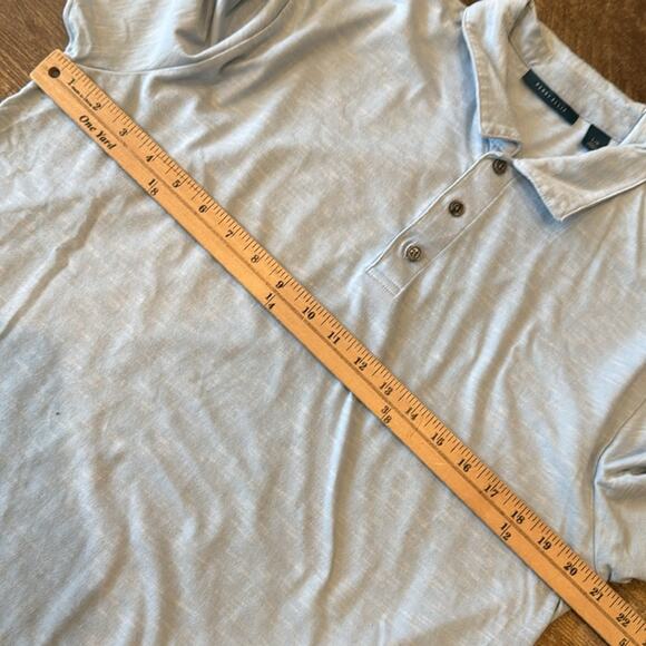 Bundle of 3 Perry Ellis Men's Short Sleeve Slub Polo Shirt Size L - Picture 9 of 13